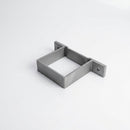 Aluminium Downpipe Clip 72×72mm Flush Joint (view 2)