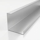 L Return Aluminium Fascia Board 30mm – 3m — RAL 9006