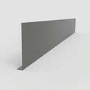Aluminium Fascia Board Sample — RAL 7037 / 'L' Return