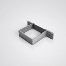 Aluminium Downpipe Clip 72×72mm with 5mm Wall Spacing (view 2)