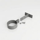 Adjustable Aluminium Pipe Clip 76mm Diameter — RAL 7037