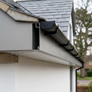 U Return Aluminium Fascia Board 30x25mm – 3m Length — RAL 7036 (in use)