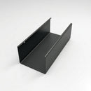Aluminium Box Gutter Sample — 150mm Profile — RAL 7021
