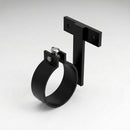 Adjustable Aluminium Pipe Clip 63mm Diameter — RAL 9005