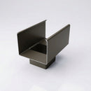 Aluminium Box Gutter Outlet 72×72mm to 135×100mm — RAL 7022