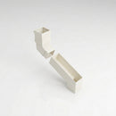 72x72mm Aluminium Adjustable Swanneck Offset — RAL 9010