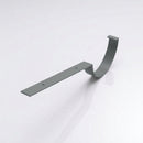 130mm Aluminium Gutter Top Rafter Bracket — RAL 7037