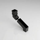 72x72mm Aluminium Adjustable Swanneck Offset — RAL 9005