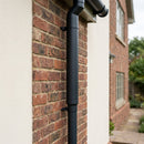 Flush Joint Aluminium Downpipe Length – 76mm Dia x 3m — RAL 7021 (in use)
