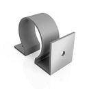 Aluminium Downpipe Clip 63mm Dia with 25mm Wall Offset (view 2)