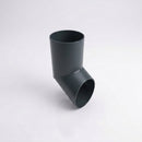 76mm Diameter Flush Joint Aluminium Downpipe Shoe — RAL 7016