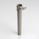 Aluminium Downpipe Length Eared Socket 63mm Dia x 3m — RAL 7036