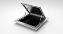Electric Square Access Hatch Mill Finish - Bespoke Sizes (view 2)