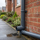 76mm Diameter Flush Joint Aluminium Downpipe Bends