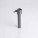 Traditional Aluminium Downpipe Sample — RAL 7037 / 76mmØ