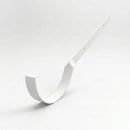 Half Round Aluminium Gutter Side Rafter Bracket 125mm — RAL 9016