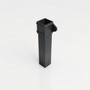 Traditional Aluminium Downpipe 72x72mm x 3m Eared Socket — RAL 7021