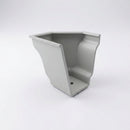 Moulded Ogee Gutter Right Hand Stop End 125 x 100mm — RAL 7035