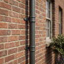 Traditional Aluminium Downpipe Sample — RAL 7022 / 63mmØ (in use)