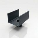 Aluminium Box Gutter Outlet 63mm Diameter 135 x 100mm — RAL 7016