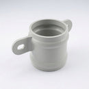 Traditional Downpipe Spare Socket Eared 76mm Diameter — RAL 7035