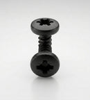No. 12 x 30mm Pozi Pan Moulded Gutter Fixing Screw (Pack 100) — Textured Black