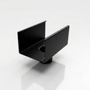 Aluminium Box Gutter Outlet 63mm Diameter 135 x 100mm — RAL 9005