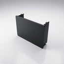Aluminium Box Gutter Stop End 135 x 100mm — RAL 7021