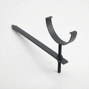 Half Round Aluminium Gutter Rise and Fall Bracket 125mm — RAL 7021