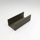 Aluminium Box Gutter Length 135×100mm 3m Marine Grade — RAL 7022