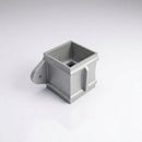 Traditional Downpipe Spare Socket Eared 72x72mm Aluminium — RAL 9006