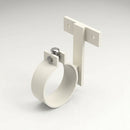 Adjustable Aluminium Pipe Clip 63mm Diameter — RAL 9010