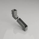 72x72mm Aluminium Adjustable Swanneck Offset — RAL 7037