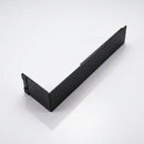 Aluminium Fascia Board Joint Cover V Return — Textured Black