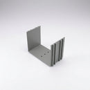 Aluminium Box Gutter Jointer 135 x 100mm — RAL 7037