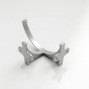Half Round Aluminium Gutter Fascia Bracket 125mm — RAL 9006