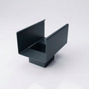 Aluminium Box Gutter Outlet 72×72mm to 135×100mm — RAL 7016