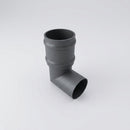 Traditional Aluminium Downpipe Bends 63mm Dia 92.5° 112.5° — RAL 7037 / 92.5 Degrees