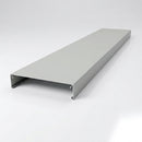 Aluminium Coping Length 3m - Secret Fix Powder Coated — RAL 7035