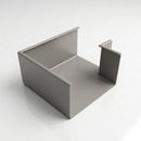 90° Aluminium Box Gutter Angle 135 x 100mm — RAL 7036