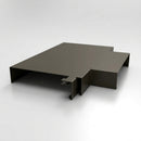 Aluminium Coping T-Junction – Secret Fix Wall Detail — RAL 7022