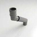 Traditional Adjustable Swanneck 63mm Diameter Aluminium Downpipe — RAL 7037