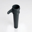 Traditional Aluminium Downpipe 76mm Diameter × 3m Eared Socket — RAL 7021