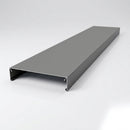Aluminium Coping Length 3m - Secret Fix Powder Coated — RAL 7037