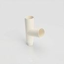 76mm Diameter Flush Joint Downpipe Branches — RAL 9010 / 112.5 Degrees