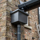 Cast Aluminium Hopper Head 255×175mm 76mm Dia Spigot