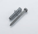 M8 x 70mm Hex Head Coach Screws, Stainless Steel (Pack 50) — RAL 7037