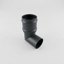 Traditional Aluminium Downpipe Bends 63mm Dia 92.5° 112.5° — RAL 7016 / 92.5 Degrees