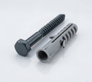 M8 x 70mm Hex Head Coach Screws Stainless Steel (Pack 50) — RAL 7016