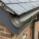 Deepflow Aluminium Gutter Jointer 130mm Marine Grade — RAL 7022 (in use)